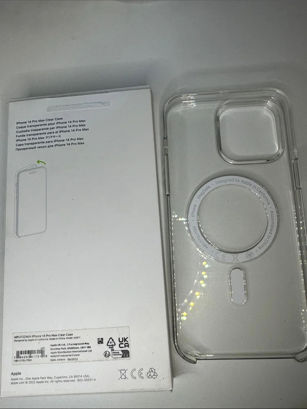 Apple Clear MagSafe iPhone 14 Pro Max Case - Transparent